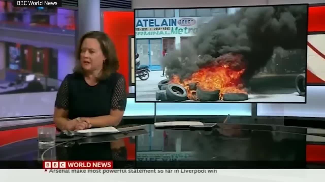 BBC correspondent in Kyiv interrupted as rockets strike Ukraine capital