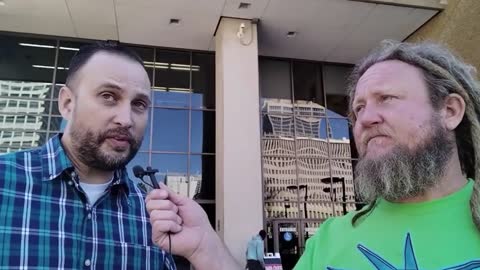 Matt Baker Interviewing Another Concerned Citizen at the Maricopa County Board of Supervisors