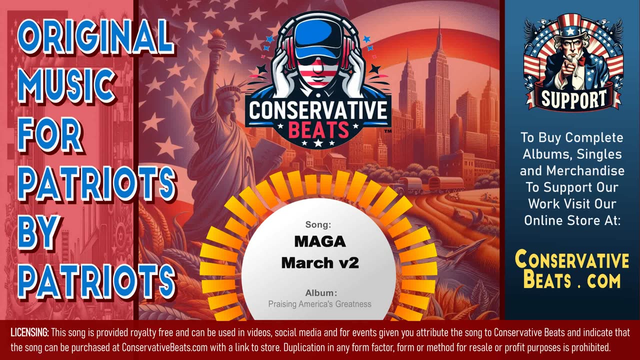 Conservative Beats - Album: Praising America's Greatness - Single: MAGA March ( Version 2 )