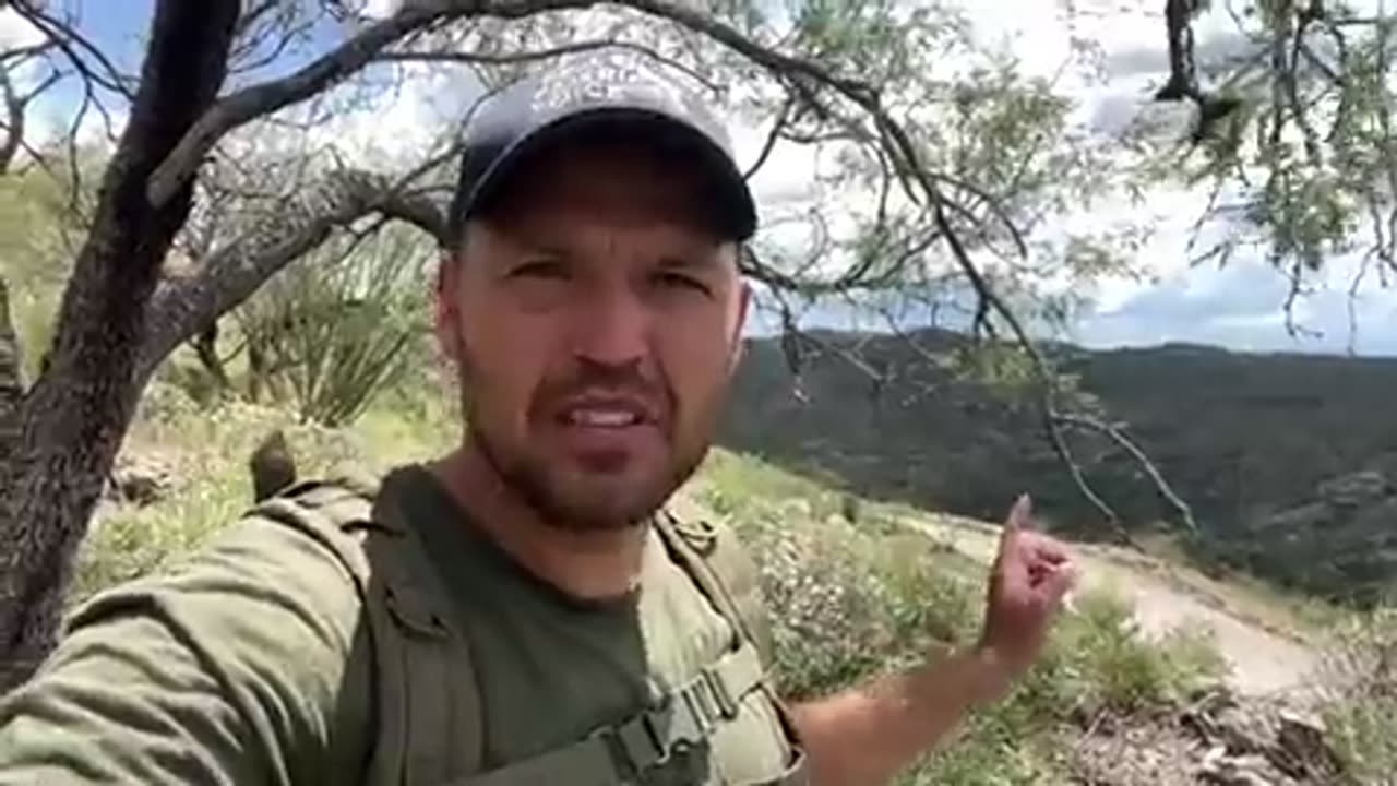 cartel camps on the usa border? heres some video