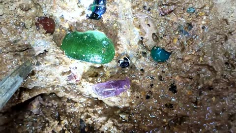 This Gentleman mines for his own diamonds and other gems all the time legally ;-)