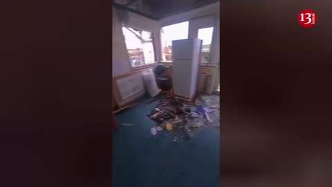 Footage of a civilian ship that was rendered useless after Russian missile attack in port of Odessa