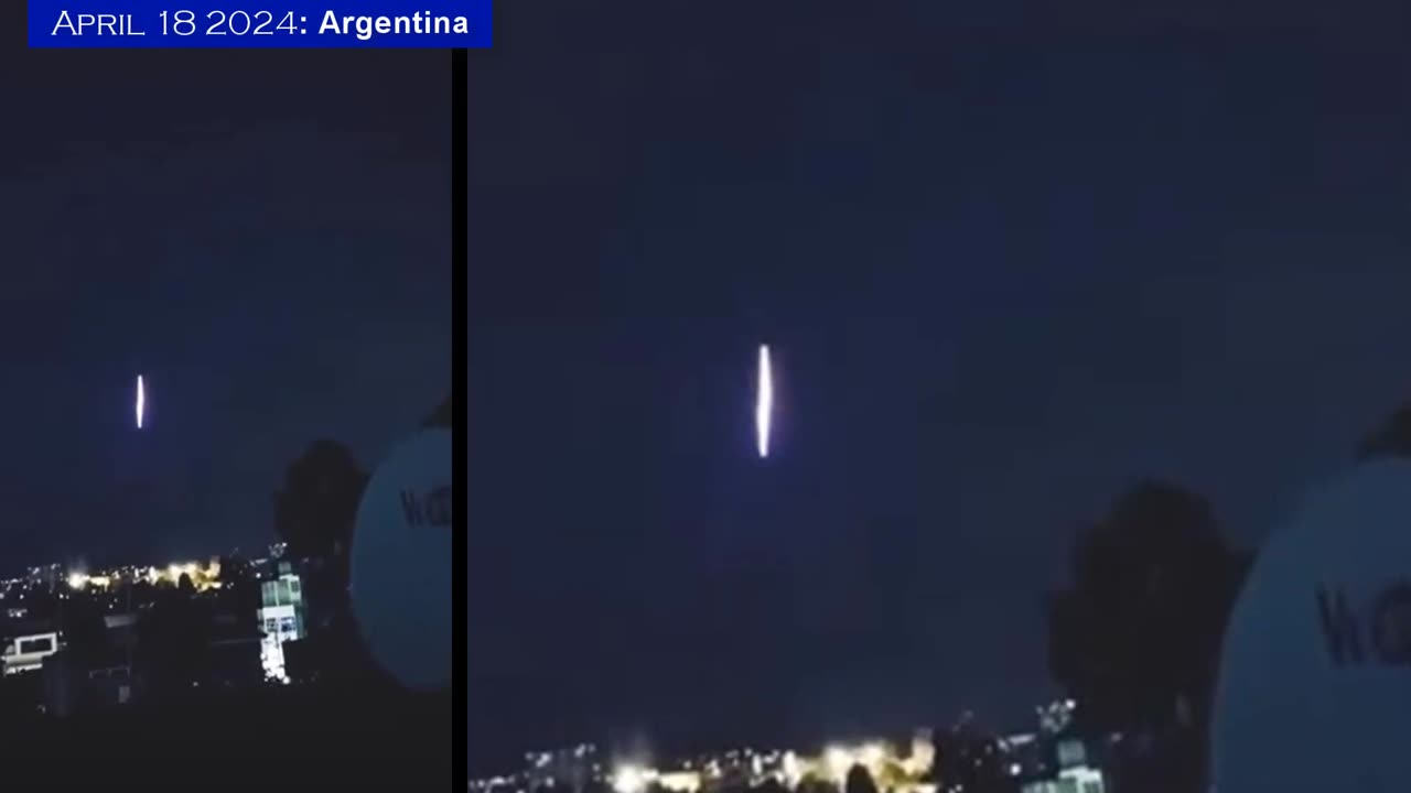 Un portail a-t-il été ouvert dans le ciel argentin De nombreux ovnis à Los Angeles