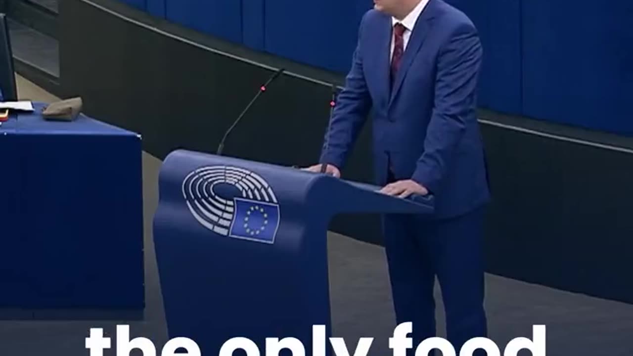 Croatian MEP, Mislav Kolakušić, doesn't hold back in addressing the EU Parliament