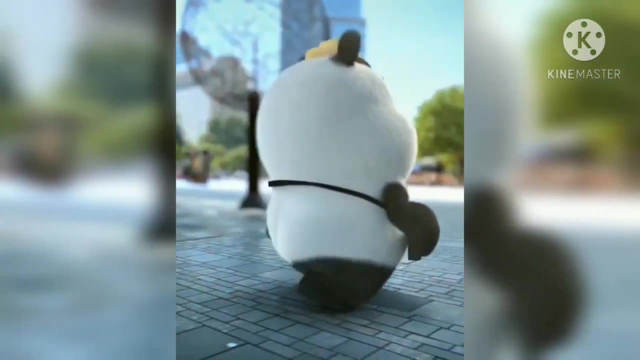 Cute Panda Cartoons Tiktok top videos episode_ 1 __ Dancing Panda cartoon character edge style