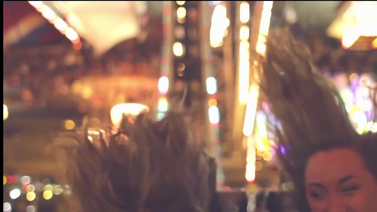 Amusement park girls