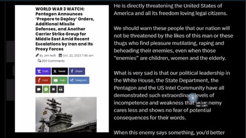 🚨PENTAGON ::: PREPARE TO DEPLOY