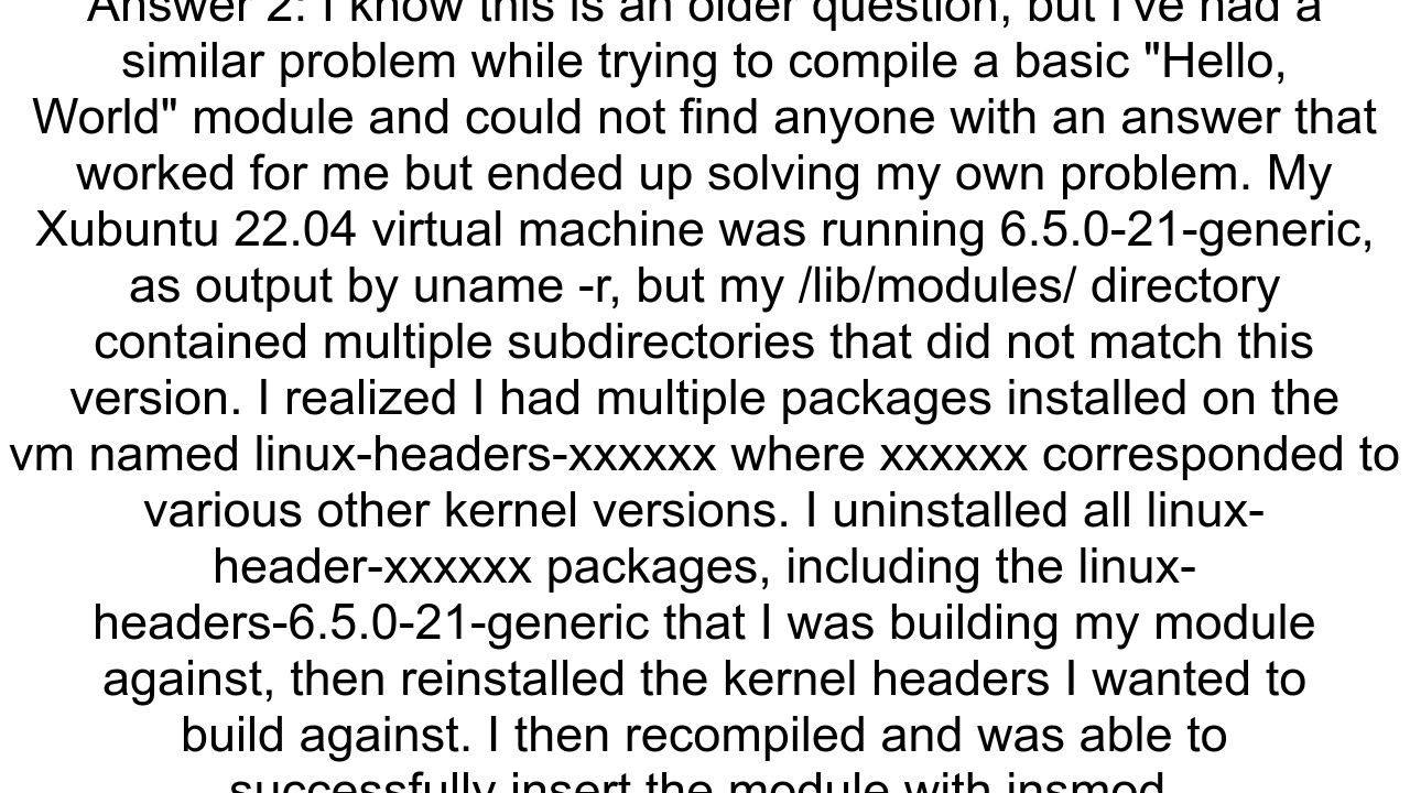 Custom linux kernel module quotgnulinkoncethis_module section size must match the kernel39s built s