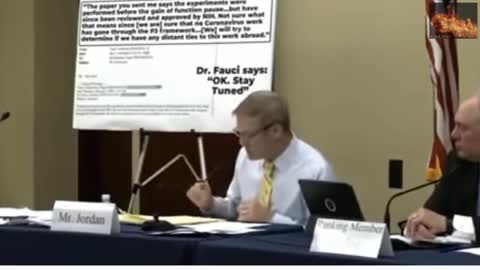 Jim Jordan, Arrest Fauci