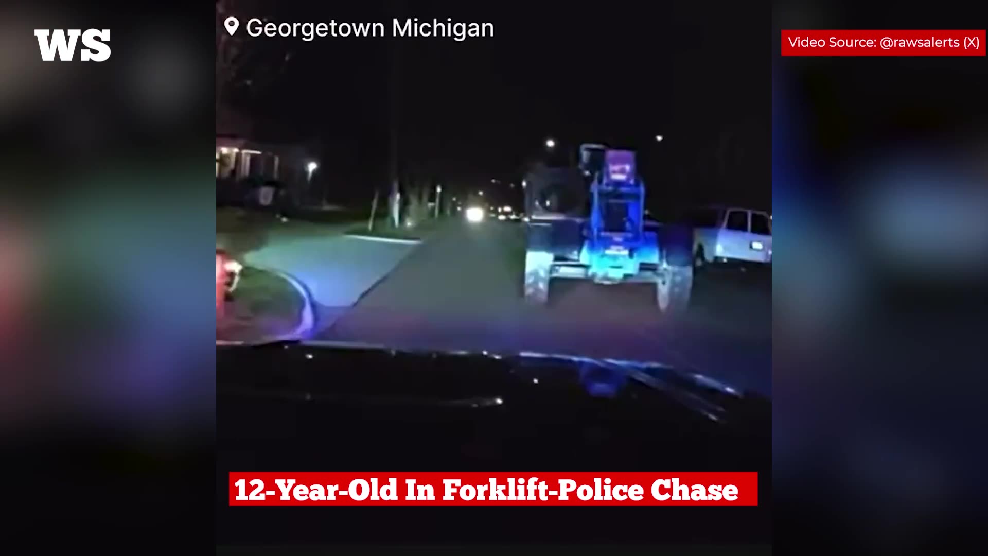 12-Year-Old boy steals a construction vehicle