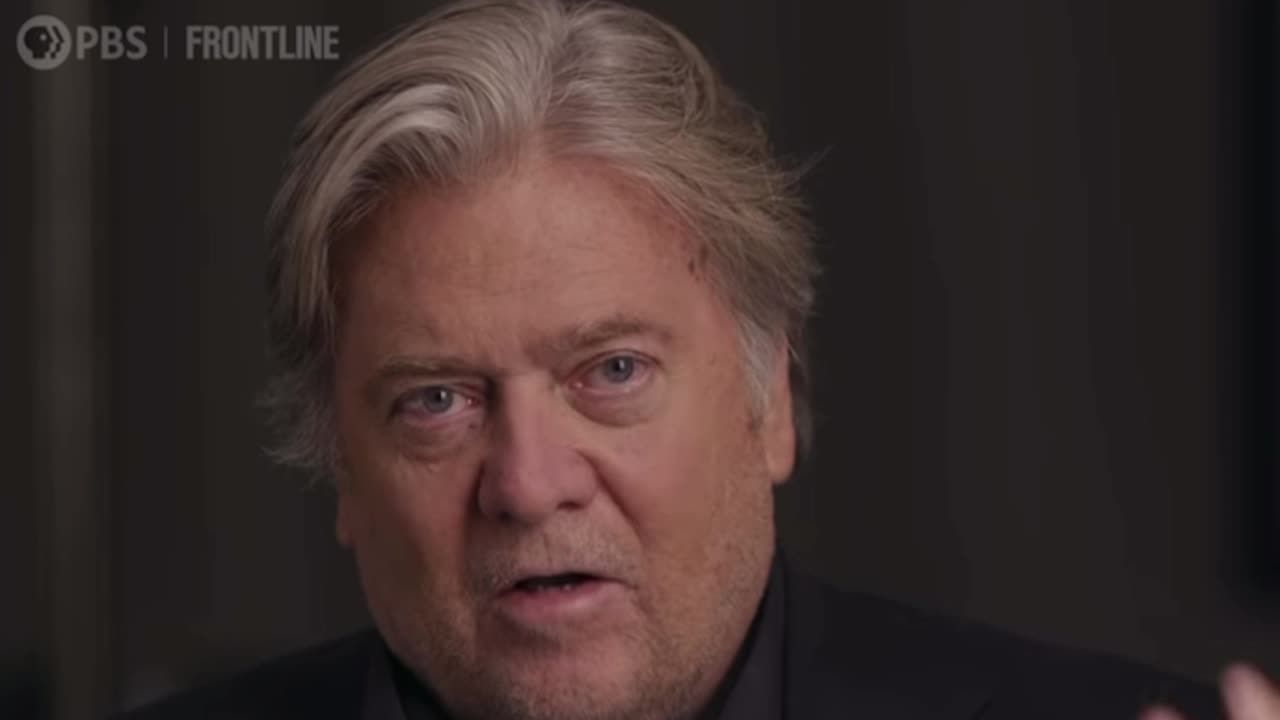 Steve Bannon Frontline Interview September 19, 2019.