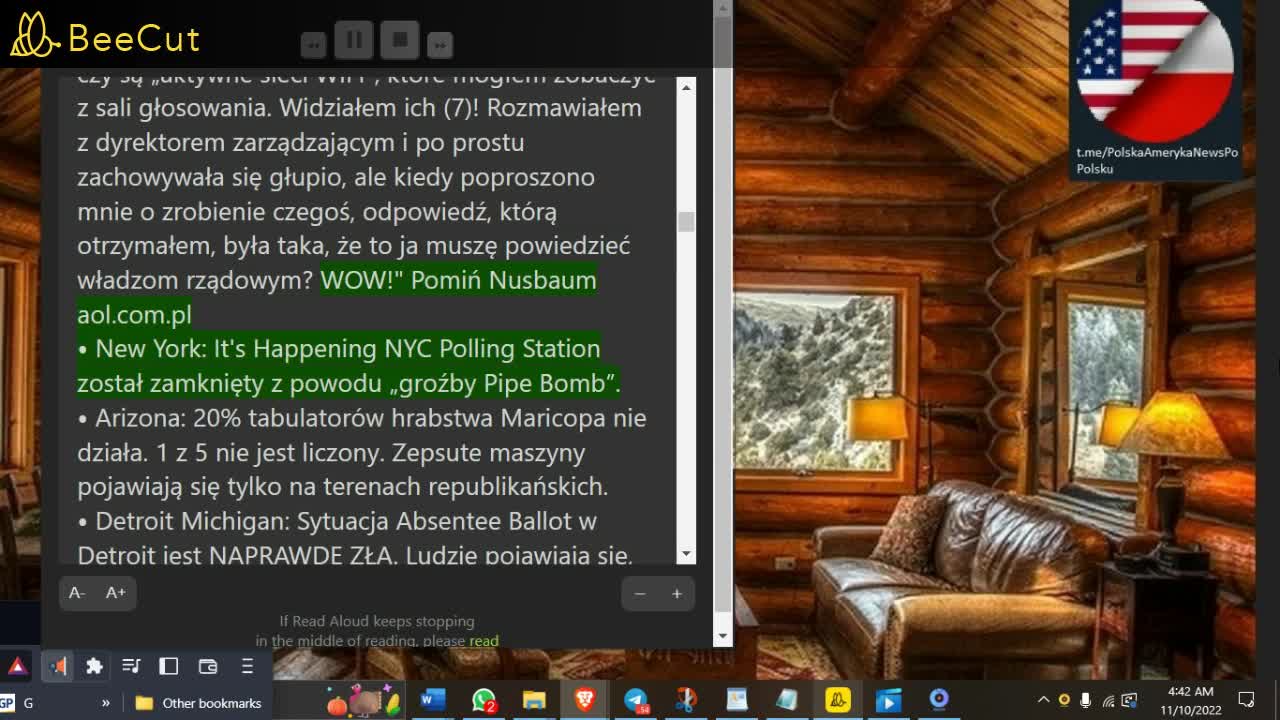 11 LISTOPAD 2022❌ PRZYWROCONA REPUBLIKA❌CODZIENNY RAPORT JUDY BUYINGTON❌AUDIO👉❌25 MIN PO POLSKU❌