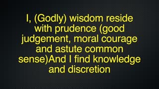 Proverbs 8