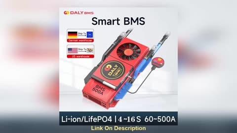 Top Daly BMS Smart BMS Bluetooth Lifepo4 4S 12V 8S 24