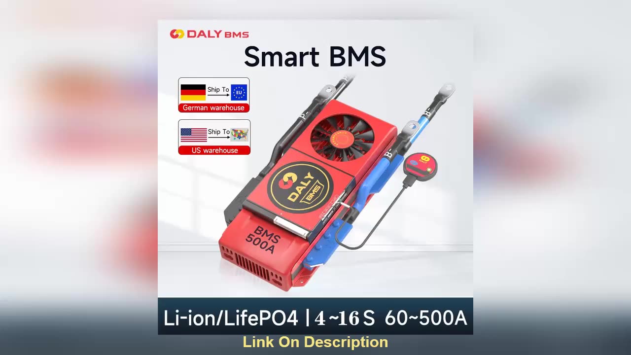 Top Daly BMS Smart BMS Bluetooth Lifepo4 4S 12V 8S 24