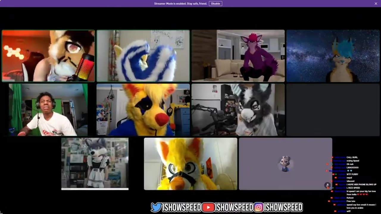 Ishowspeed joins the wrong discord call