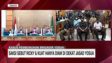 Saksi sebut Rocky dan Kuat hanya menoleh ke arah Joshua.