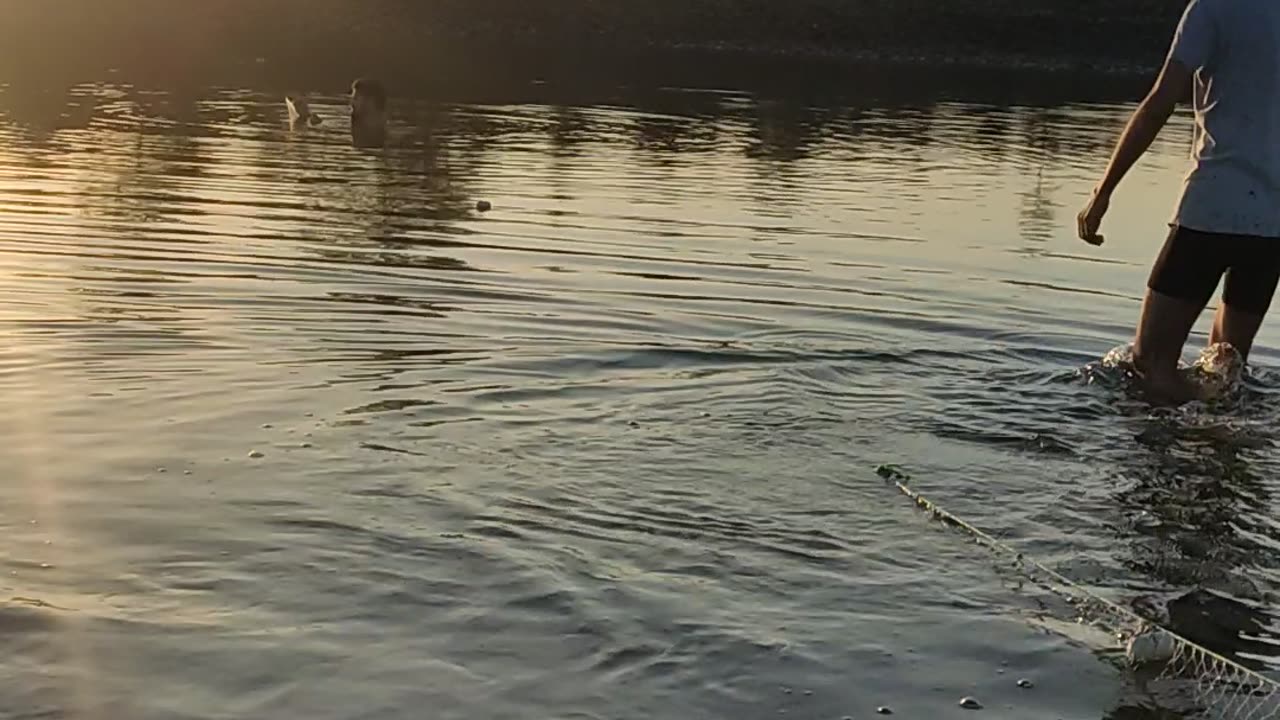 At river indus with friends