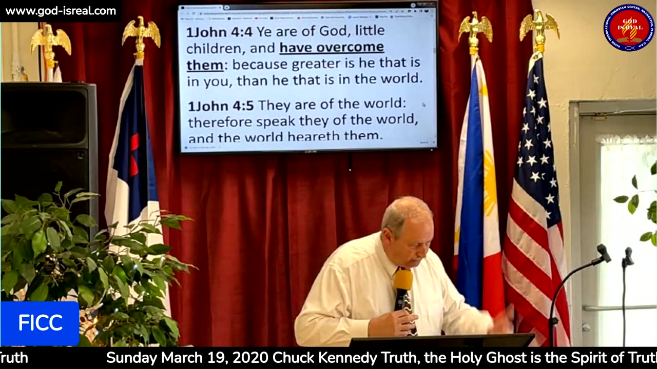 March 19, 2023 Sunday Message: Truth, The Holy Ghost is The Spirit Of Truth! - Pastor Chuck Kennedy