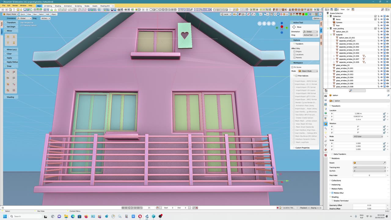 Bforartists 3.6.2 - How to quickly find selected objects in outliner