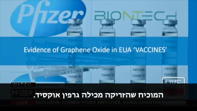 graphene oxide in the "vaccines". It is a poison