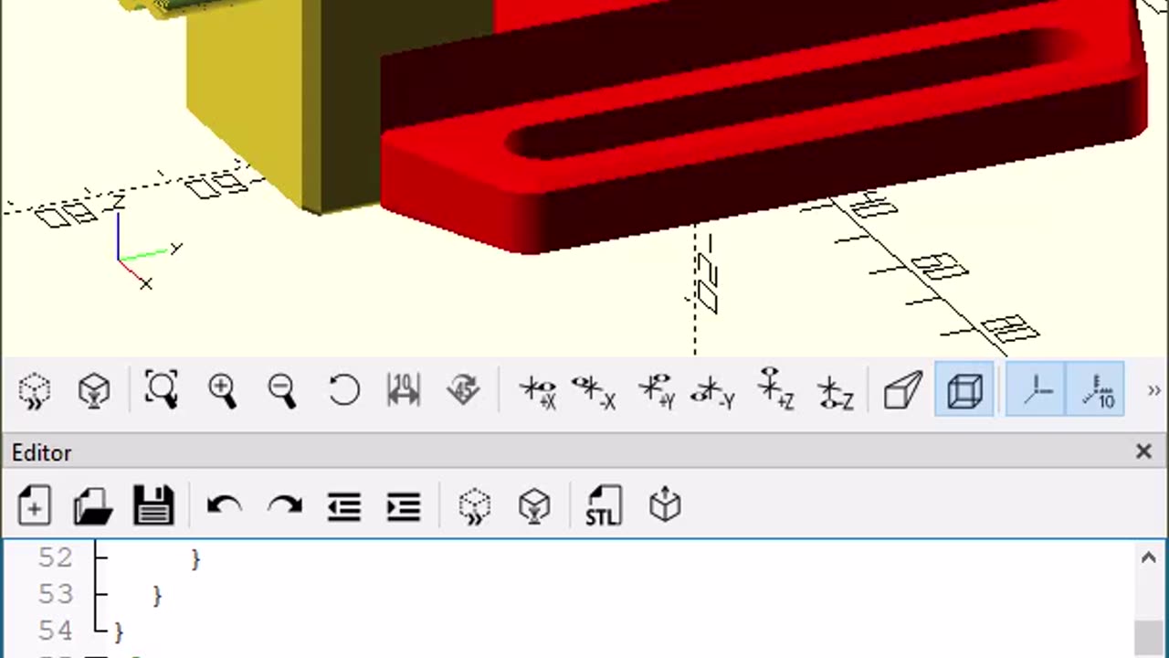 OpenScad: Color and Transparency