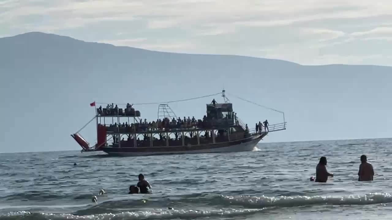 Pirate ship at vlora bay