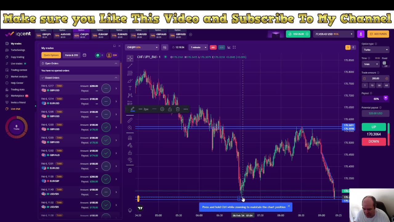 Trading Binary Options Live