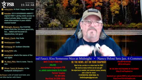 2021-12-31 15:12 EST - The Common Sense Show: Patriot Line Friday with Derek, PATRIOTski & Glry Anon