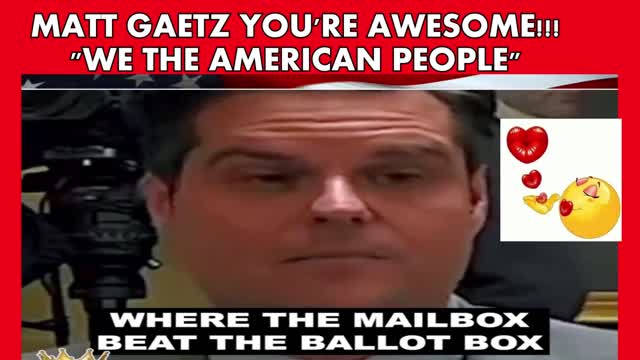 MATT GAETZ YOU'RE AWESOME!!!