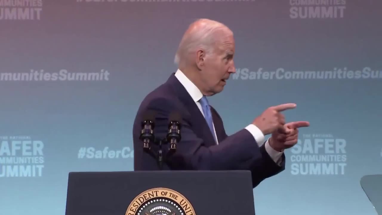 Biden Bizarrely Ends Gun Control Speech With ‘God save the Queen’