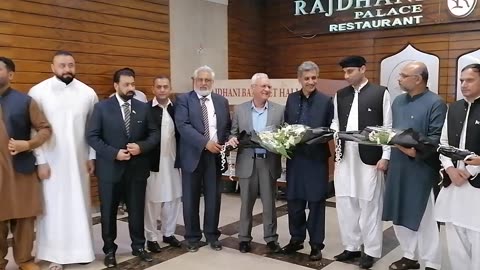 PTI celebrating 14 August cake cutting
