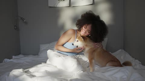 Teasing your lovely dog
