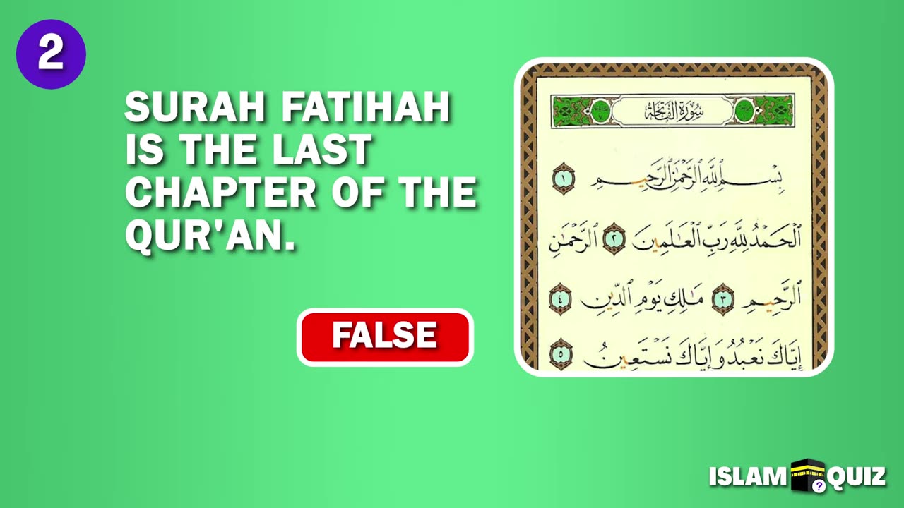 True or False Islam Edition ✅ 🟥 (no music) Islam Quiz