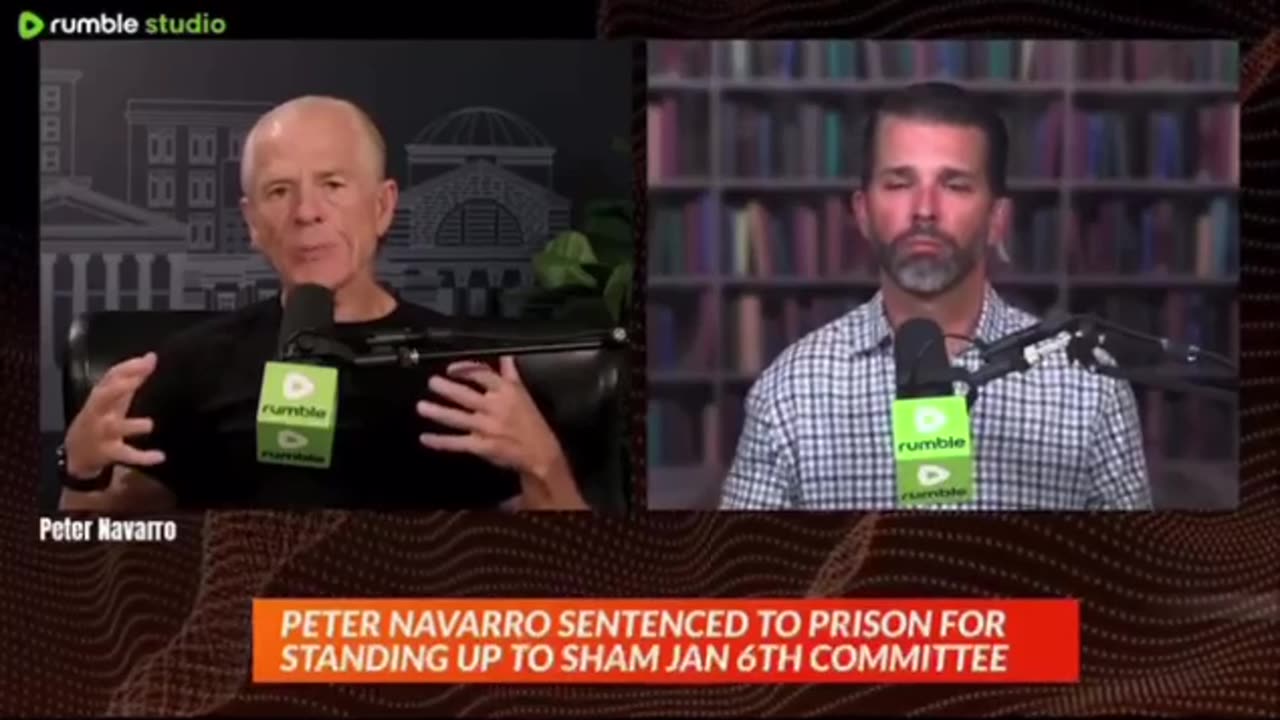 USA: Peter Navarro sentence to prison for standing up to sham Jan 6th committee!