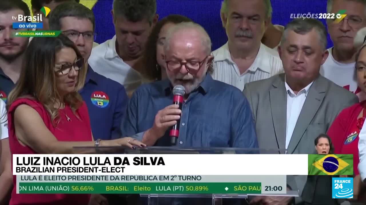 Lula promises to unite a divided Brazil, Bolsonaro remains silent after defeat • FRANCE 24 English