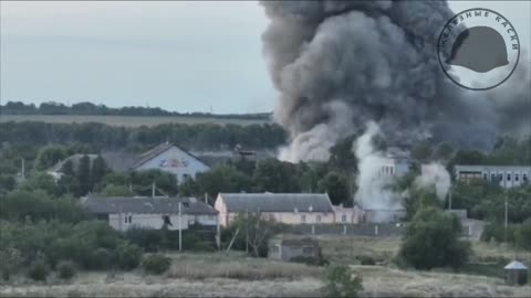 FAB-500M62 gliding bomb strikes with UMPC on the positions of Ukraine