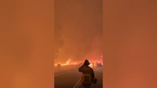 Massive Wildfire Sweeps Through Forests In Chile