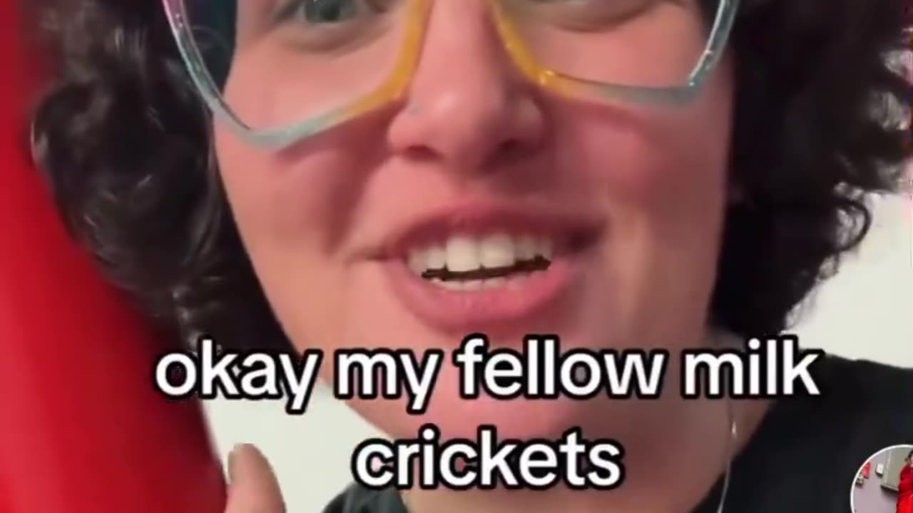 Listen up White People!😁 She's got a message for all you 'fellow milk crickets'😂
