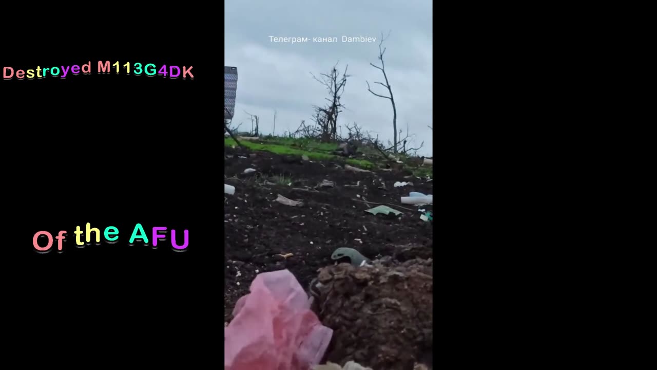 🐷🔥 Destroyed M113G4DK and its crew near Bakhmut.