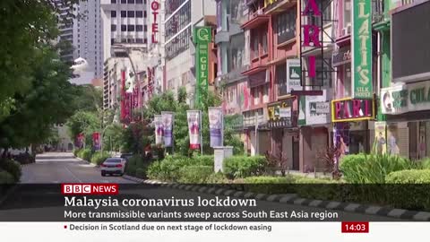 Malaysia enters strict nationwide lockdown as Covid cases rise - BBC News