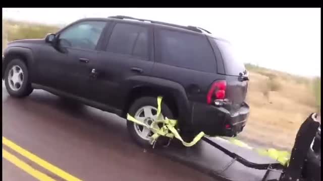 Police Grappler Stops a Car