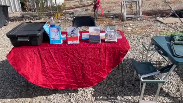 Author Fair in Quartzsite AZ January 2023