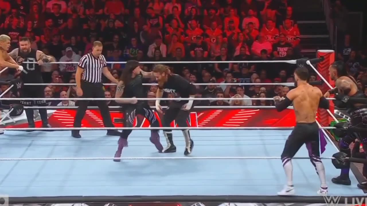 WWE RAW Fight Scene #RAW #USA #fight