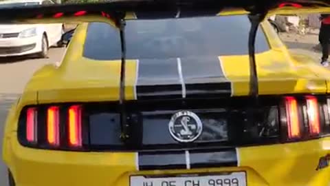 Ford Mustang Crazy Exhaust sound and Burn out / Supercars in india