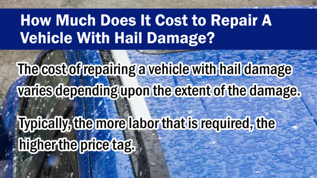 Why Is Paintless Dent Repair Ideal for Hail Damage Repair?