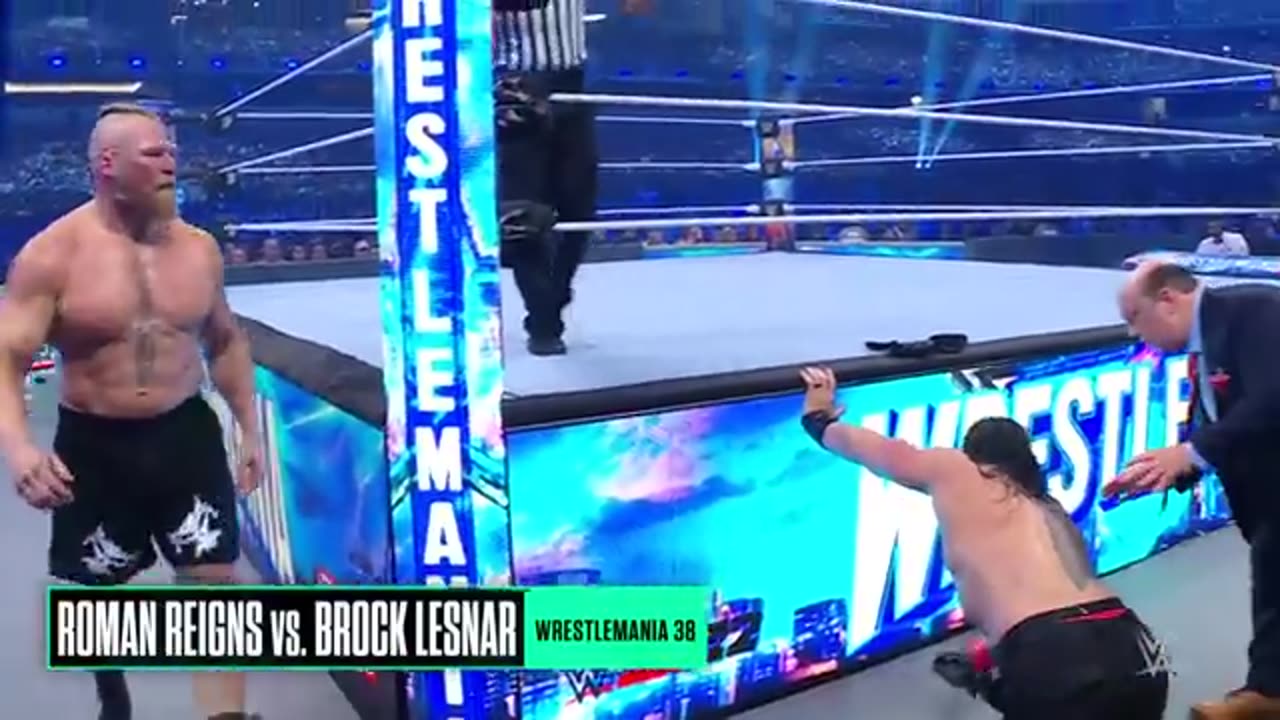 Full match : Brock Lesnar Vs Roman reigns