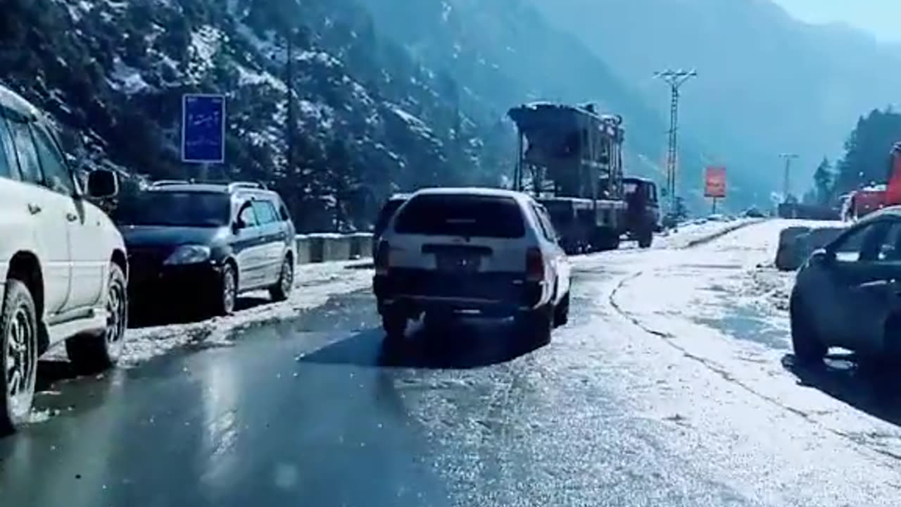 Kalam to Hame in snowfall