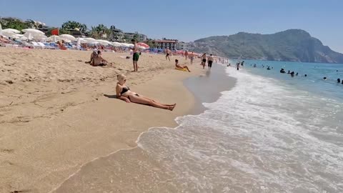 ALANYA Kleopatra Beach🌴Antalya TÜRKİYE