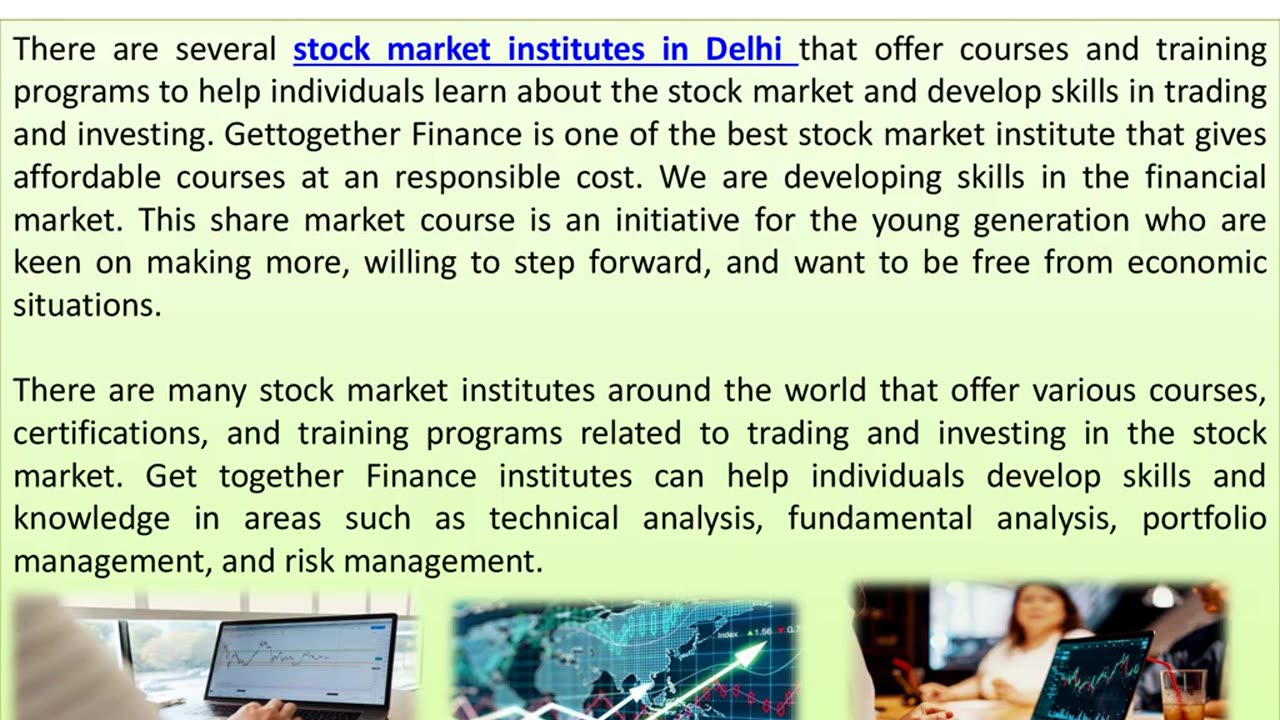 Stock Trading Course In Delhi